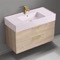 Floating Bathroom Vanity, Modern, 40